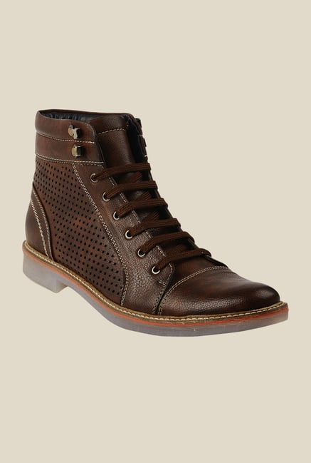 Bruno Manetti Brown Biker Boots Bruno Manetti Brown Biker Boots