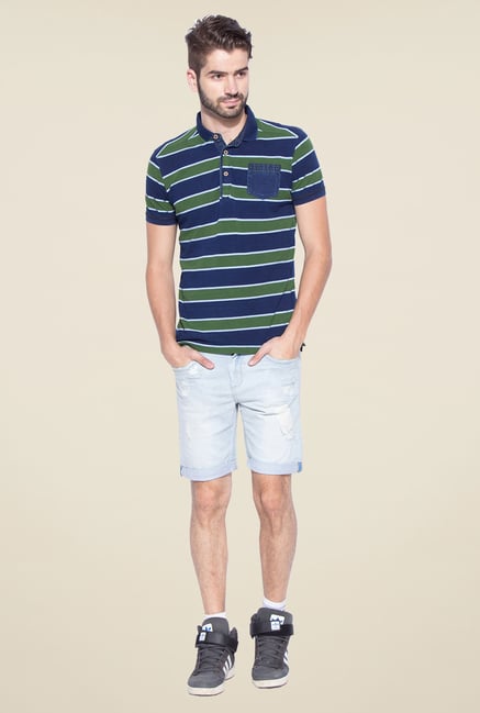 Mufti Green Slim Fit Polo T Shirt Mufti Green Slim Fit Polo T Shirt