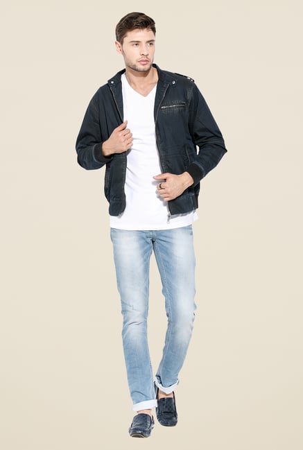 Mufti Blue Slim Fit Jacket Mufti Blue Slim Fit Jacket