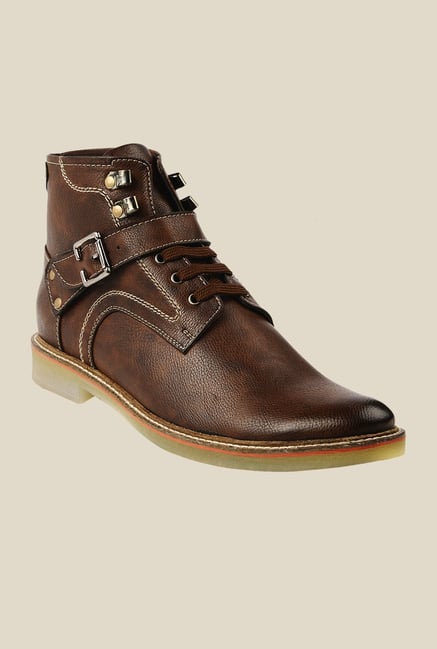 Bruno Manetti Brown Biker Boots Bruno Manetti Brown Biker Boots