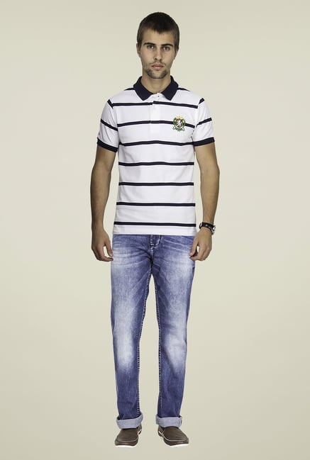 Mufti Dark Blue Straight Fit Jeans Mufti Dark Blue Straight Fit Jeans