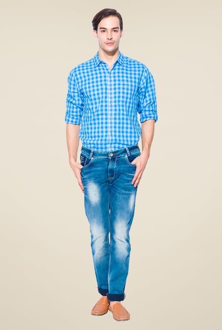 Mufti Blue Skinny Fit Jeans Mufti Blue Skinny Fit Jeans