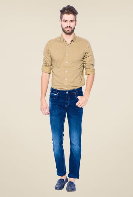 Mufti Dark Blue Skinny Fit Jeans Mufti Dark Blue Skinny Fit Jeans
