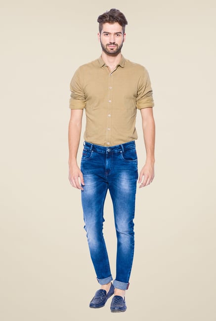 Mufti Dark Blue Skinny Fit Jeans Mufti Dark Blue Skinny Fit Jeans