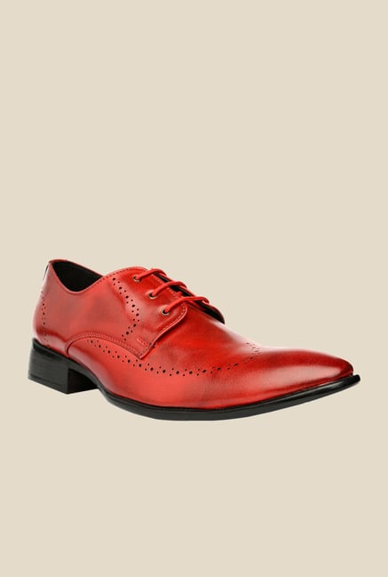 Bruno Manetti Burgundy Derby Shoes Bruno Manetti Burgundy Derby Shoes