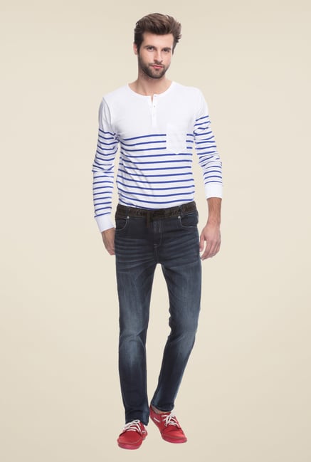 Mufti Blue Slim Fit Jeans Mufti Blue Slim Fit Jeans