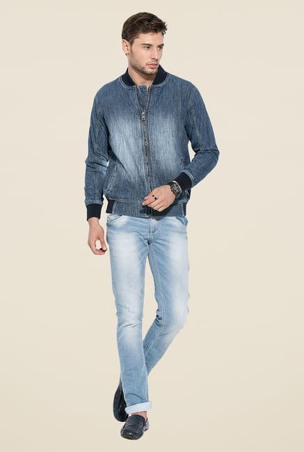 Mufti Blue Slim Fit Jacket Mufti Blue Slim Fit Jacket