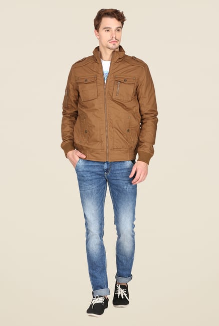 Mufti Khaki Slim Fit Jacket Mufti Khaki Slim Fit Jacket