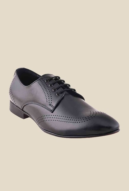 Bruno Manetti Black Derby Shoes Bruno Manetti Black Derby Shoes
