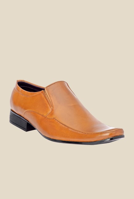 Bruno Manetti Tan Formal Slip-Ons Bruno Manetti Tan Formal Slip-Ons