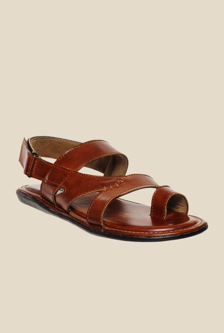 Bruno Manetti Tan Back Strap Sandals Bruno Manetti Tan Back Strap Sandals
