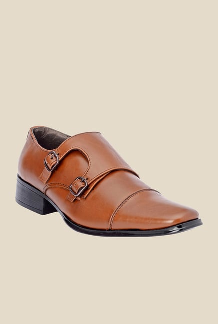 Bruno Manetti Tan Monk Slip-Ons Bruno Manetti Tan Monk Slip-Ons