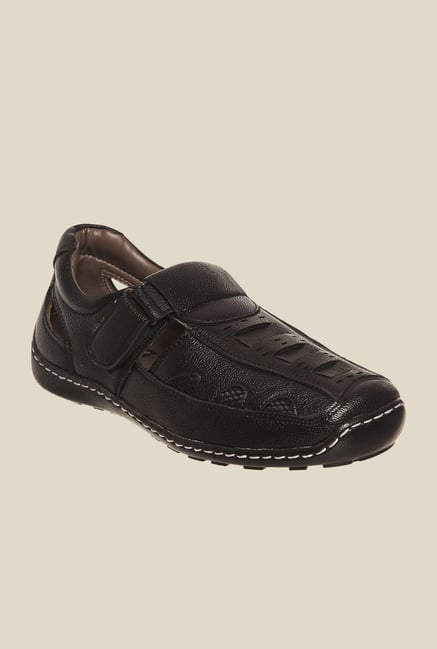 Bruno Manetti Black Fisherman Sandals Bruno Manetti Black Fisherman Sandals