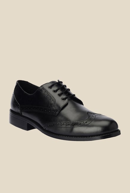Bruno Manetti Black Derby Shoes Bruno Manetti Black Derby Shoes