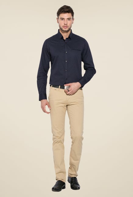 Mufti Navy Printed Shirt Mufti Navy Printed Shirt
