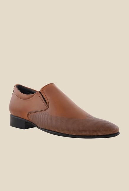 Bruno Manetti Tan Formal Slip-Ons Bruno Manetti Tan Formal Slip-Ons