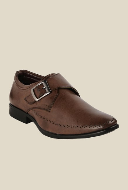 Bruno Manetti Brown Monk Slip-Ons Bruno Manetti Brown Monk Slip-Ons