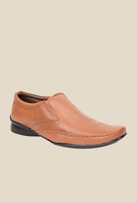 Bruno Manetti Tan Formal Slip-Ons Bruno Manetti Tan Formal Slip-Ons