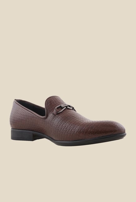Bruno Manetti Brown Formal Slip-Ons Bruno Manetti Brown Formal Slip-Ons