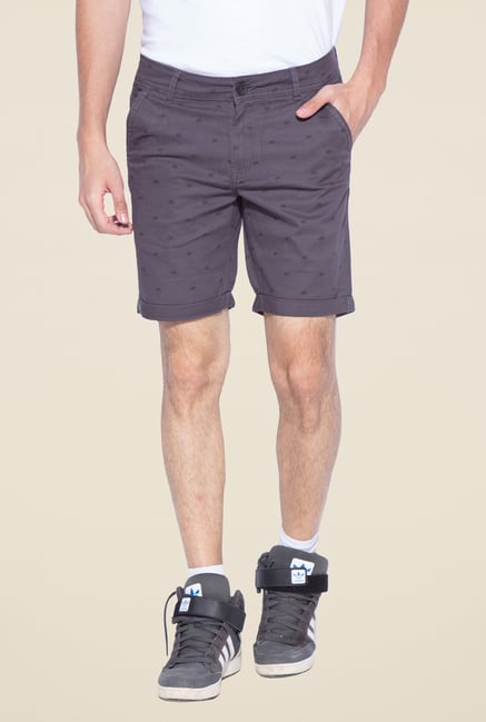 Mufti Grey Printed Shorts Mufti Grey Printed Shorts