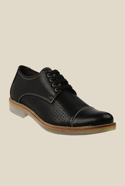Bruno Manetti Black Derby Shoes Bruno Manetti Black Derby Shoes