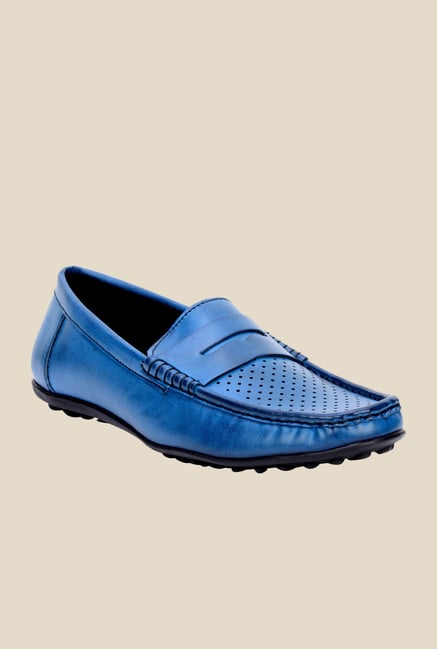 Bruno Manetti Blue Casual Loafers Bruno Manetti Blue Casual Loafers