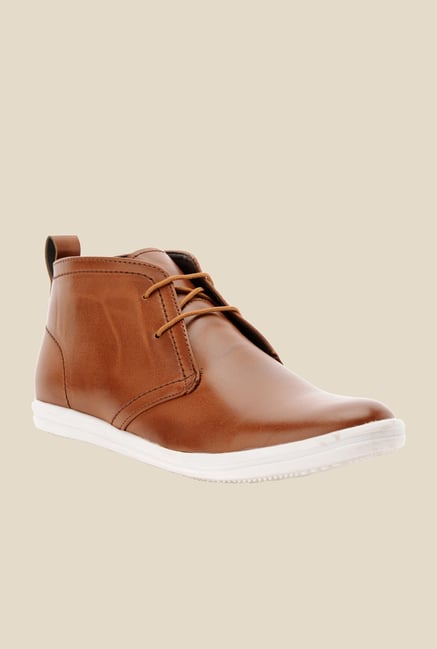 Bruno Manetti Dark Tan Chukka Shoes Bruno Manetti Dark Tan Chukka Shoes