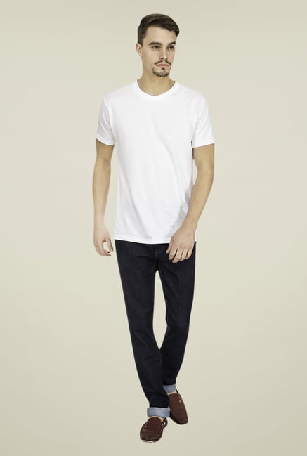 Mufti Navy Raw Denim Jeans Mufti Navy Raw Denim Jeans