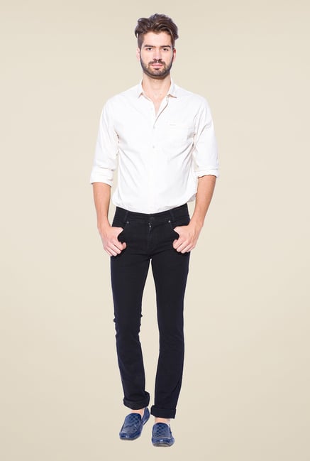 Mufti Black Solid Jeans Mufti Black Solid Jeans