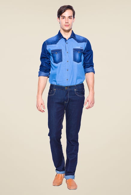 Mufti Blue Raw Denim Jeans Mufti Blue Raw Denim Jeans