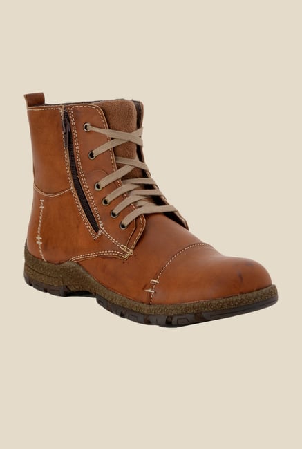 Bruno Manetti Tan Biker Boots Bruno Manetti Tan Biker Boots