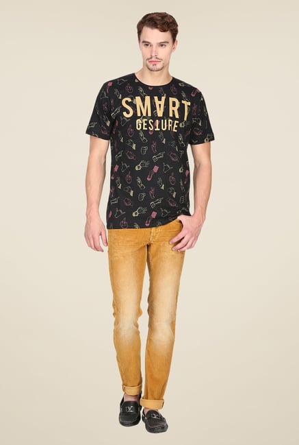 Mufti Mustard Slim Fit Jeans Mufti Mustard Slim Fit Jeans