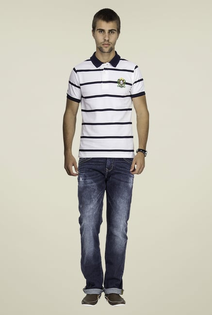 Mufti Dark Blue Straight Fit Jeans Mufti Dark Blue Straight Fit Jeans