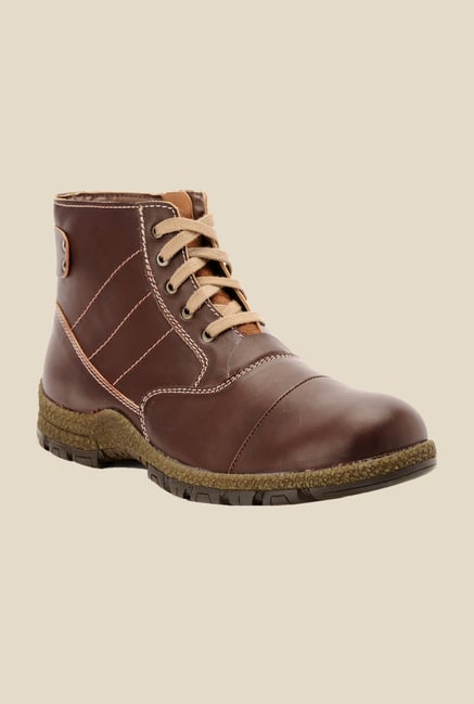Bruno Manetti Brown Biker Boots Bruno Manetti Brown Biker Boots