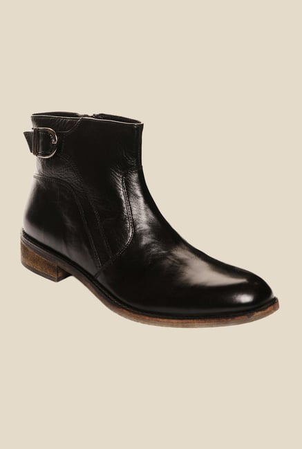 Bruno Manetti Black Biker Boots Bruno Manetti Black Biker Boots