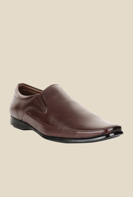 Bruno Manetti Brown Formal Slip-Ons Bruno Manetti Brown Formal Slip-Ons