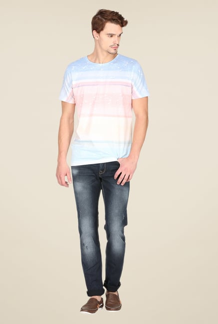 Mufti Navy Distressed Jeans Mufti Navy Distressed Jeans