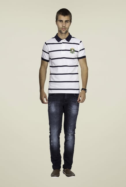 Mufti Grey Distressed Slim Fit Jeans Mufti Grey Distressed Slim Fit Jeans