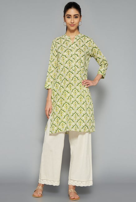 Utsa by Westside Lime Printed Kurti Utsa by Westside Lime Printed Kurti
