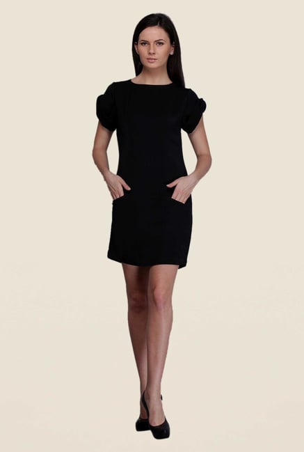 Kaaryah Black Solid Dress Kaaryah Black Solid Dress