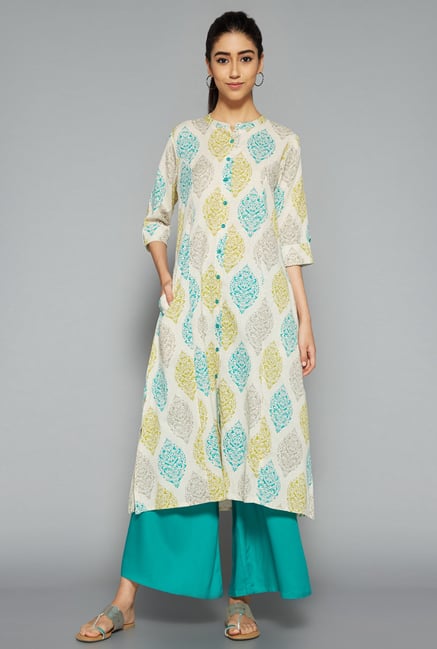 Utsa by Westside Beige Printed Kurta Utsa by Westside Beige Printed Kurta