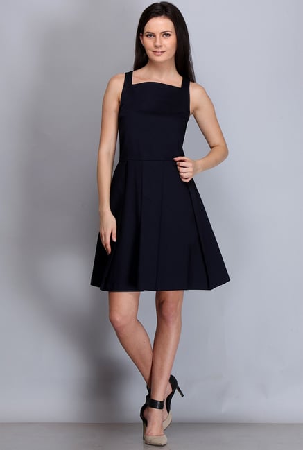 Kaaryah Black Solid Dress Kaaryah Black Solid Dress
