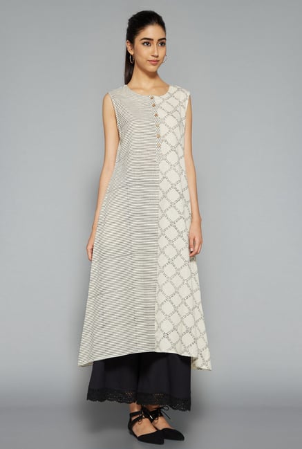 Utsa by Westside Off White Printed Kurta Utsa by Westside Off White Printed Kurta