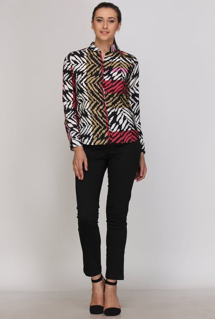 Kaaryah Multicolor Print Shirt Kaaryah Multicolor Print Shirt