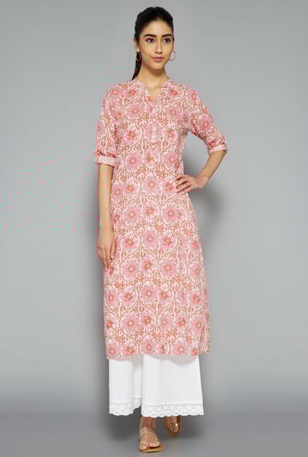 Utsa by Westside Pink Printed Kurta Utsa by Westside Pink Printed Kurta