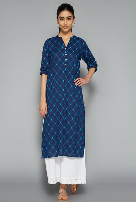 Utsa by Westside Indigo Printed Kurta Utsa by Westside Indigo Printed Kurta