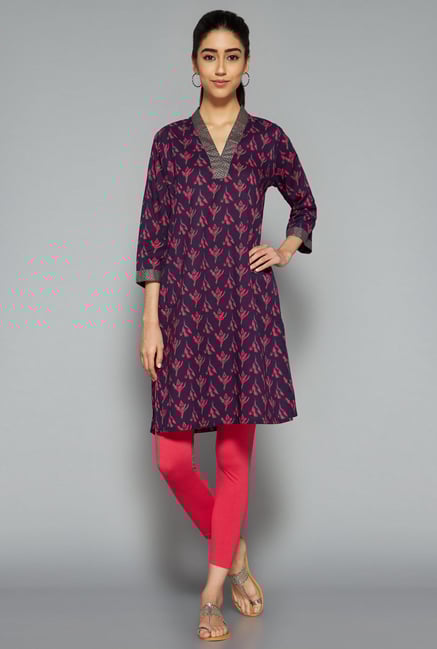 Utsa by Westside Navy Printed Kurti Utsa by Westside Navy Printed Kurti