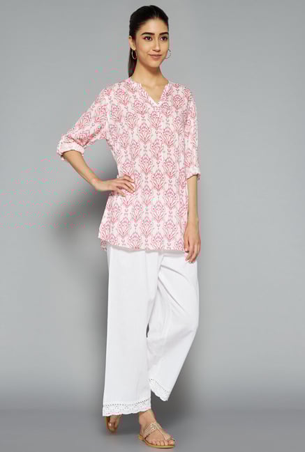 Utsa by Westside Pink Printed Kurti Utsa by Westside Pink Printed Kurti