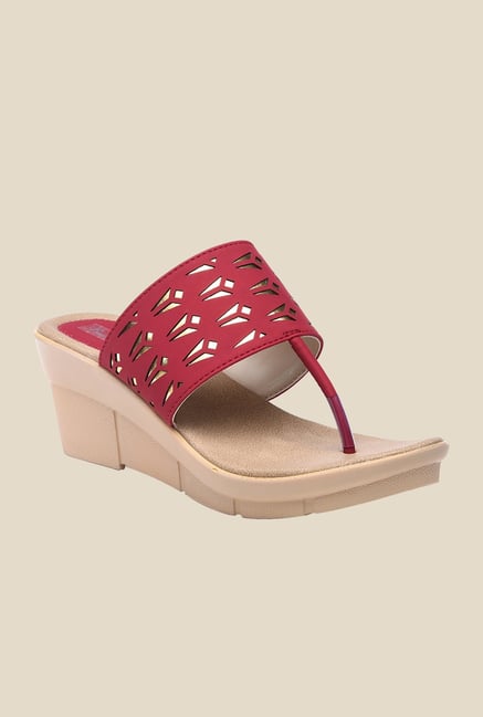 Bruno Manetti Red Thong Sandals Bruno Manetti Red Thong Sandals
