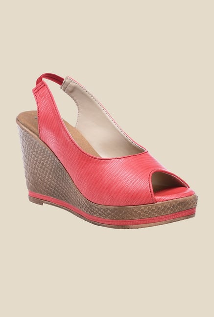 Bruno Manetti Red Sling Back Wedges Bruno Manetti Red Sling Back Wedges